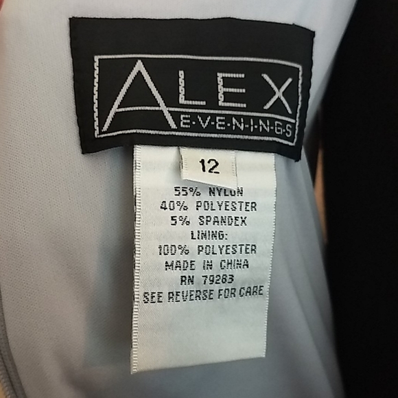 NWT Alex Evenings Dress Dove Gray‎ Silver - Gray Formal Dress - Picture 12 of 16